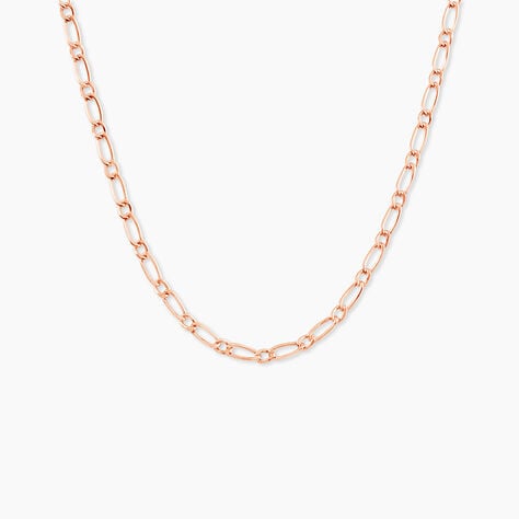 Cha&icirc;ne Ophelio Maille Alternee 1/1 Or Rose - Chaines Femme | Histoire d&rsquo;Or