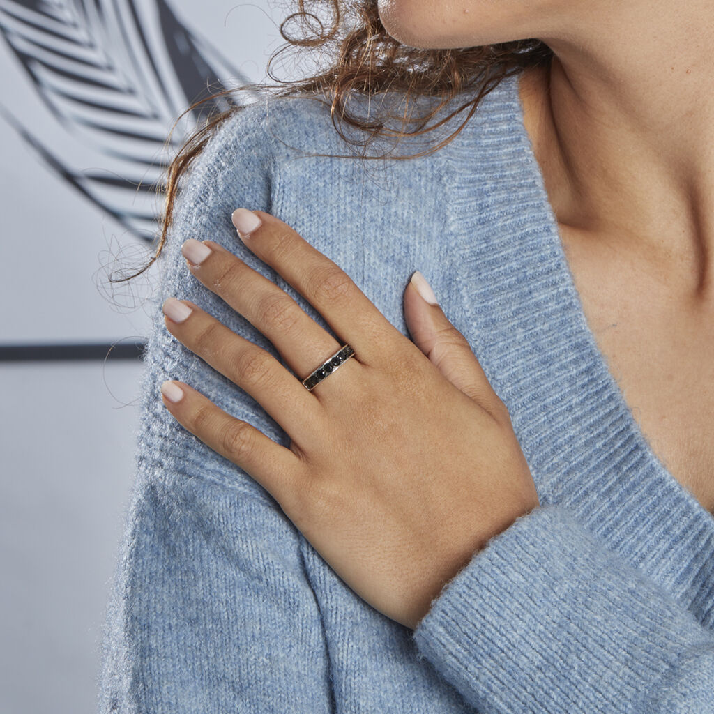 Bague Tour Complet Mondy Argent Oxydes De Zirconium - Bagues avec pierre Femme | Histoire d’Or