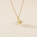 Pendentif Ange Nuage Or Jaune - Cadeaux de naissance Enfant | Histoire d&rsquo;Or
