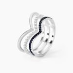 Bague Irina Argent Blanc Oxyde De Zirconium - Bagues avec pierre Femme | Histoire d&rsquo;Or