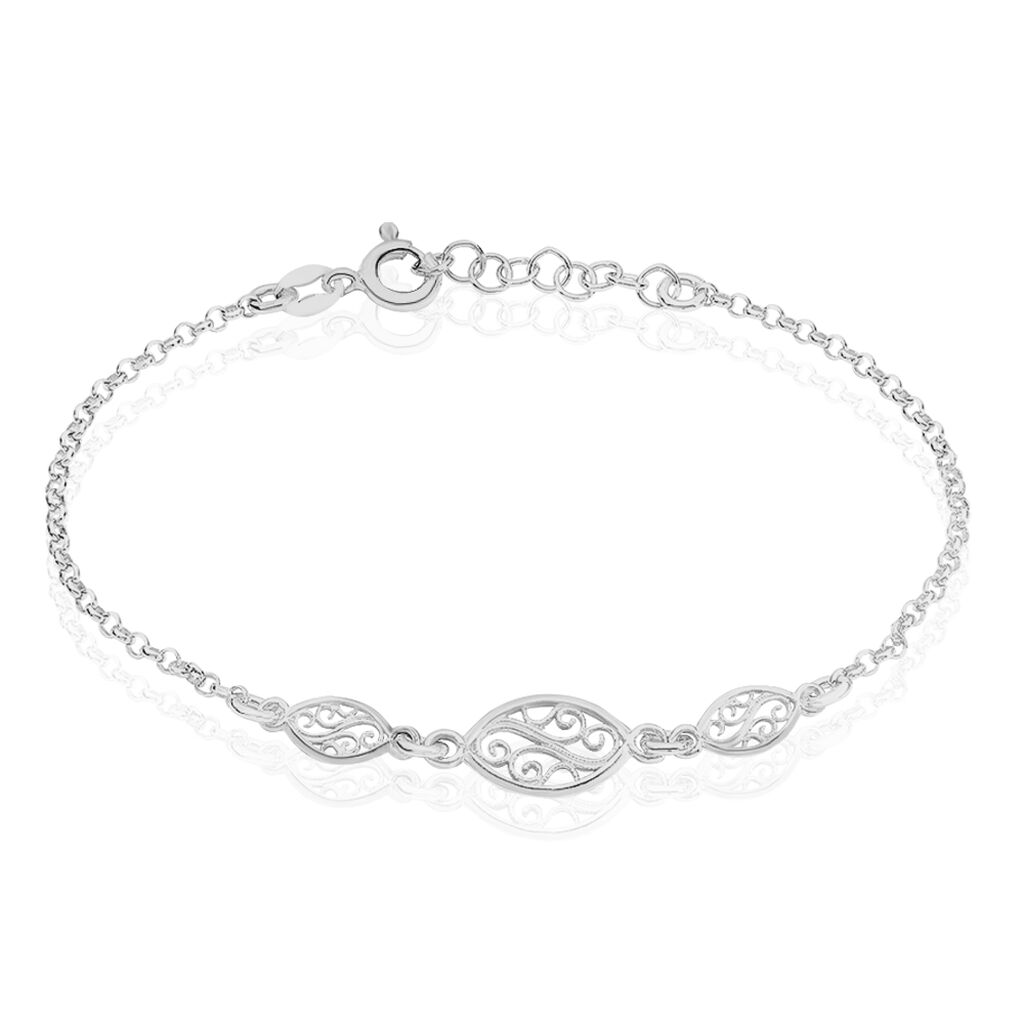 HISTOIRE D OR Bracelet Mahee Argent Blanc
