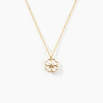 Collier Nacrea Or Jaune Nacre Oxyde De Zirconium - Colliers Femme | Histoire d&rsquo;Or