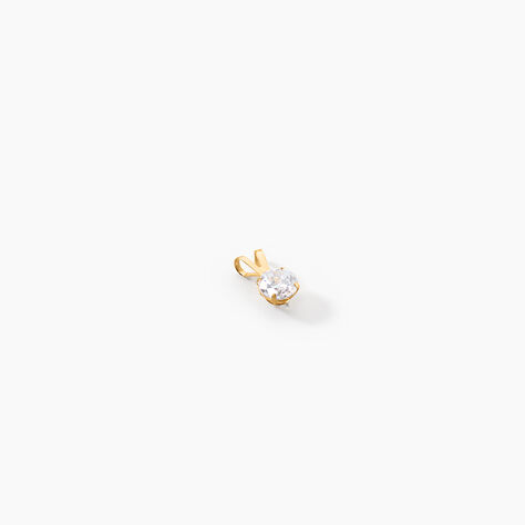 Pendentif Mabila Or Jaune Oxyde De Zirconium - Pendentifs Femme | Histoire d&rsquo;Or