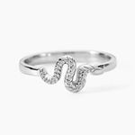 Bague Oria Argent Blanc - Bagues fantaisie Femme | Histoire d&rsquo;Or