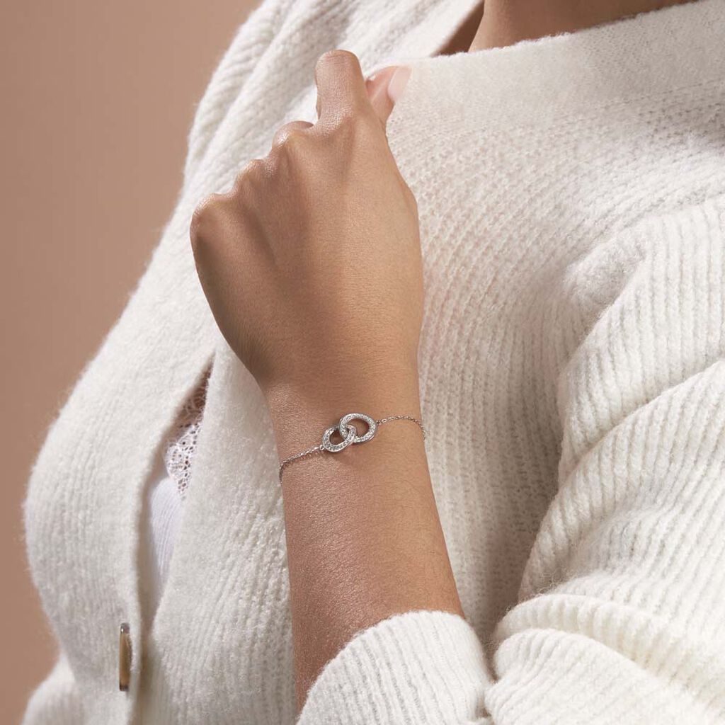 Bracelet Anne Argent Blanc Oxyde De Zirconium - Bracelets Femme | Histoire d’Or