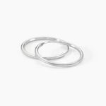 Cr&eacute;oles Dominae Or Blanc - Boucles d'oreilles cr&eacute;oles Femme | Histoire d&rsquo;Or