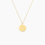 Collier Benedicte Message Or Jaune - Colliers Enfant | Histoire d&rsquo;Or