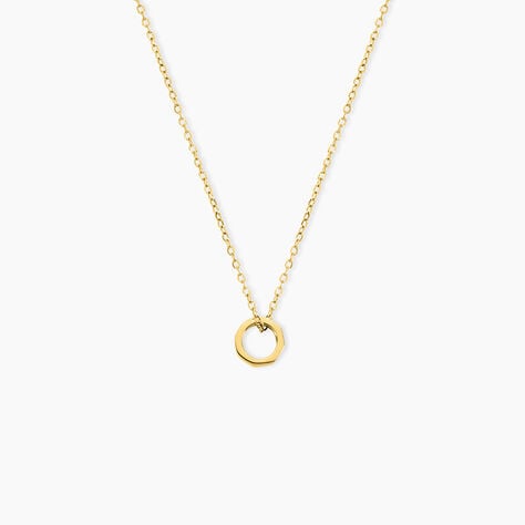 Collier Fino Acier Jaune - Colliers fantaisie Femme | Histoire d&rsquo;Or