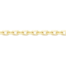 Chaîne Igoa Maille Forçat Diamantee Or Jaune - Chaines Femme | Histoire d’Or