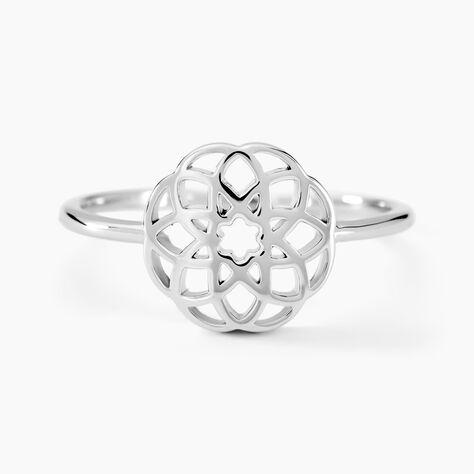 Bague Raïne Argent Blanc - Bagues fantaisie Femme | Histoire d’Or