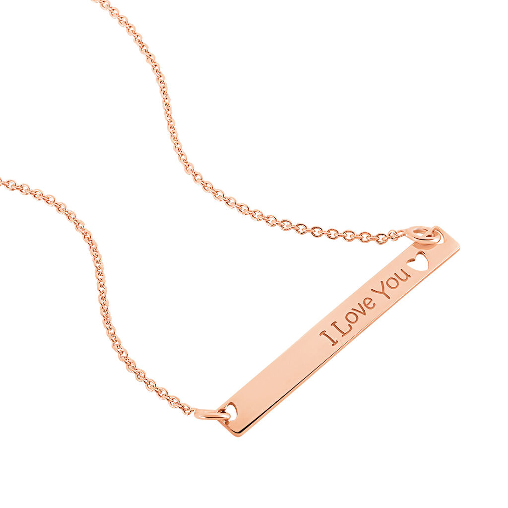 Collier Kamile Argent Rose - Colliers fantaisie Femme | Histoire d’Or