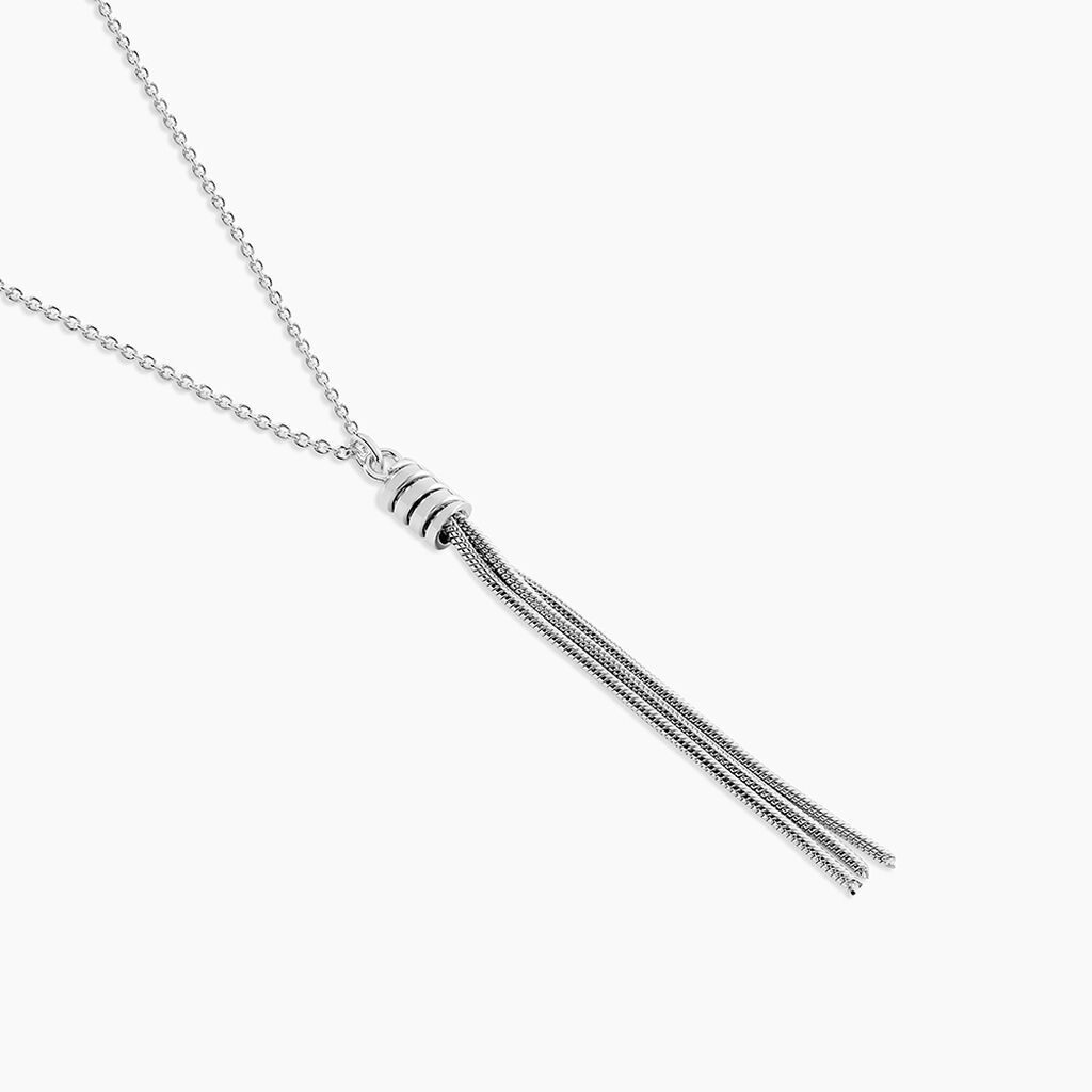 Collier Amaryllis Argent Blanc - Colliers fantaisie Femme | Histoire d’Or
