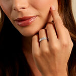 Alliance Collection 1986 Platine Blanc Diamant - Alliances Femme | Histoire d&rsquo;Or