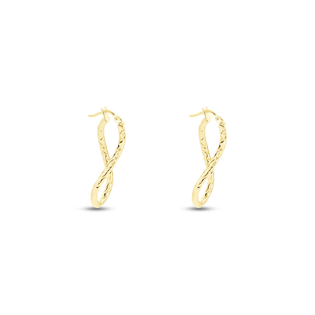 Créoles Carlyle Or Jaune - Boucles d'oreilles créoles Femme | Histoire d’Or