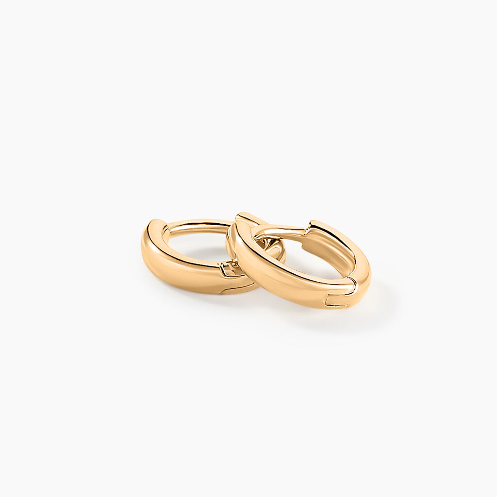 Créoles Plaqué Or Eva - Boucles d'oreilles créoles Femme | Histoire d’Or