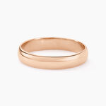 Alliances Argent Rose Alexyne Jonc Bombe 4mm - Alliances Homme | Histoire d&rsquo;Or