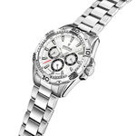 Montre Festina Multifonctions 45 Argent&eacute; - F&ecirc;te des p&egrave;res Homme | Histoire d&rsquo;Or