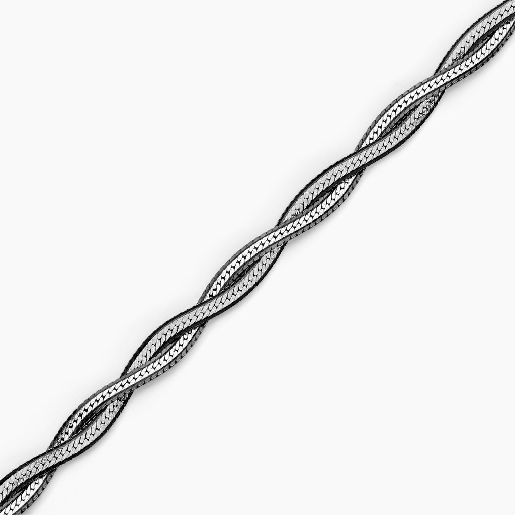 Bracelet Anaiz Argent Blanc - Bracelets cha&icirc;ne Femme | Histoire d&rsquo;Or