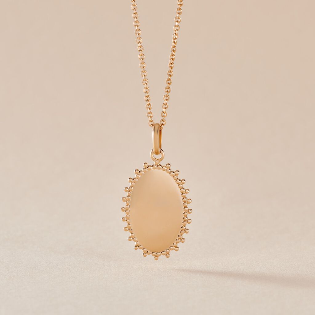 Pendentif Linette Plaque Or Doré - Pendentifs Naissance Femme | Histoire d’Or