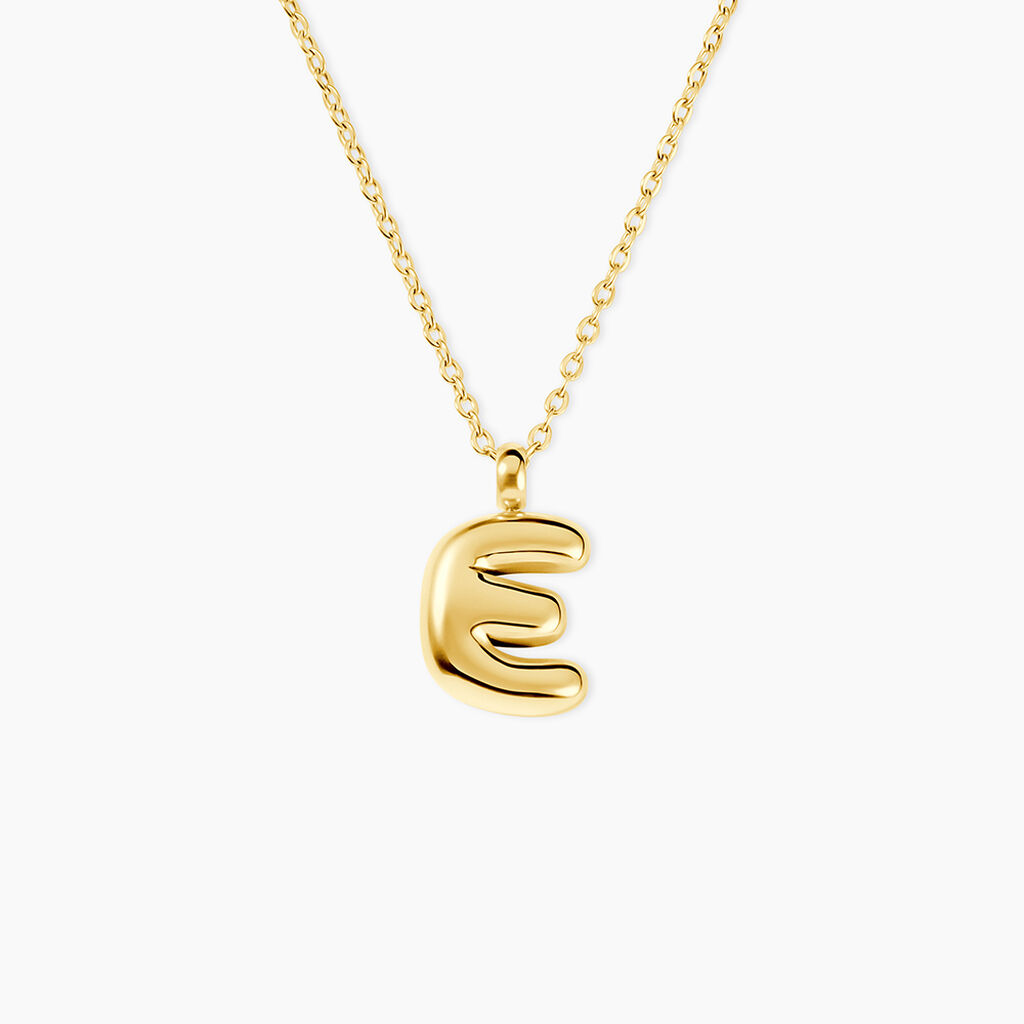 Collier Feliciane Acier Dor&eacute; - Cadeaux de naissance Femme | Histoire d&rsquo;Or