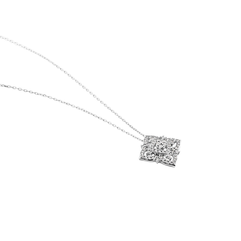 Collier Rosée Or Blanc Diamant - Colliers Femme | Histoire d’Or