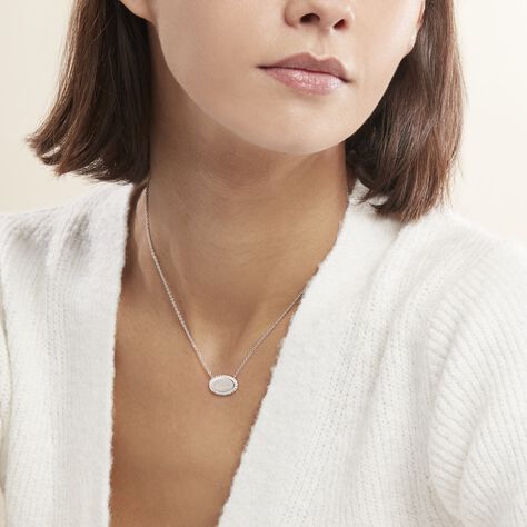 Collier Argent Blanc Ankur Oxydes De Zirconium - Colliers fantaisie Femme | Histoire d’Or