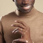 Alliance Samiha Ruban Plat Or Blanc - Alliances Unisex | Histoire d&rsquo;Or