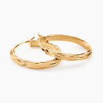 Cr&eacute;oles Ananas Or Jaune - Boucles d'oreilles cr&eacute;oles Femme | Histoire d&rsquo;Or