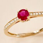 Bague Hardy Or Jaune Rubis Diamant - Bagues solitaires Femme | Histoire d&rsquo;Or