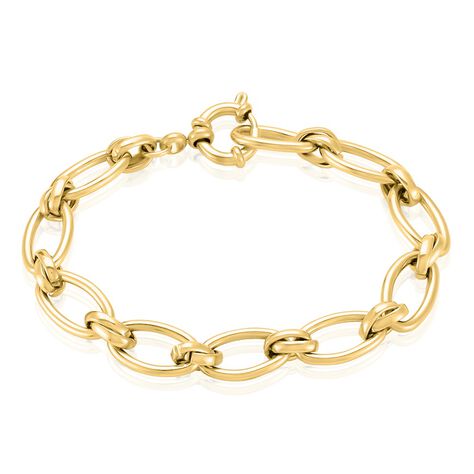 Bracelet Maille Perry Acier Doré - Bracelets chaîne Femme | Histoire d’Or