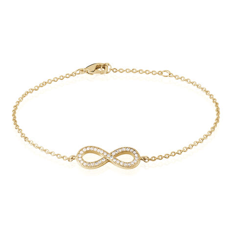 Bracelet Merane Plaqué Or Jaune Oxyde De Zirconium - Bracelets Femme | Histoire d’Or