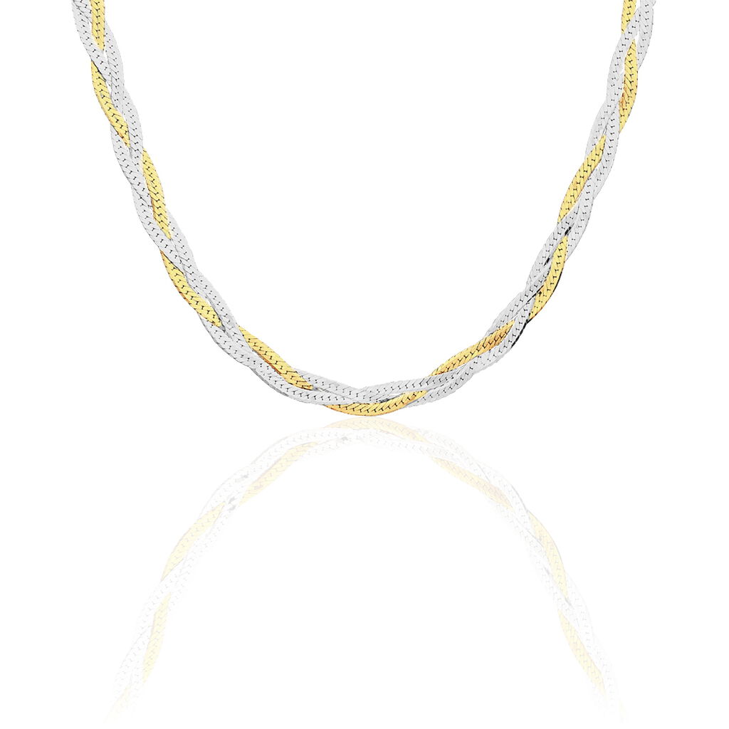 Collier Elae Argent Bicolore - Chaines Femme | Histoire d’Or