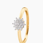Bague Caliopee Or Jaune Diamant - Bagues avec pierre Femme | Histoire d&rsquo;Or