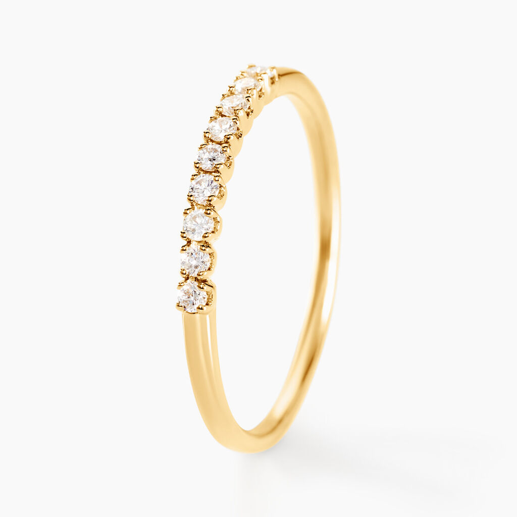 Alliance Hera Or Jaune Diamant