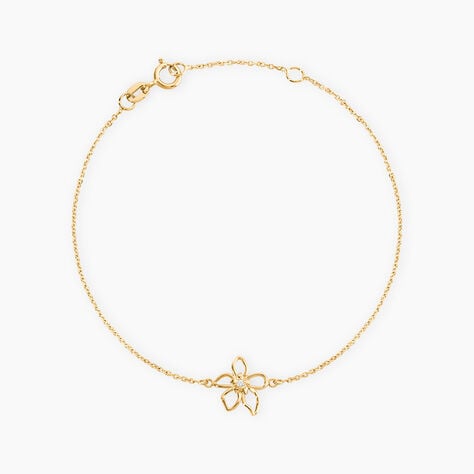 Bracelet Alcippe Or Jaune Oxyde De Zirconium - F&ecirc;te des m&egrave;res Femme | Histoire d&rsquo;Or