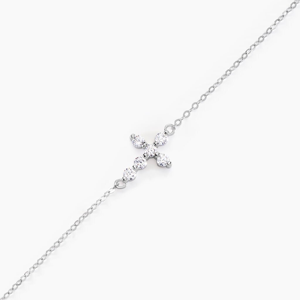 Bracelet Or Blanc Kerem Oxyde - Bracelets Femme | Histoire d&rsquo;Or