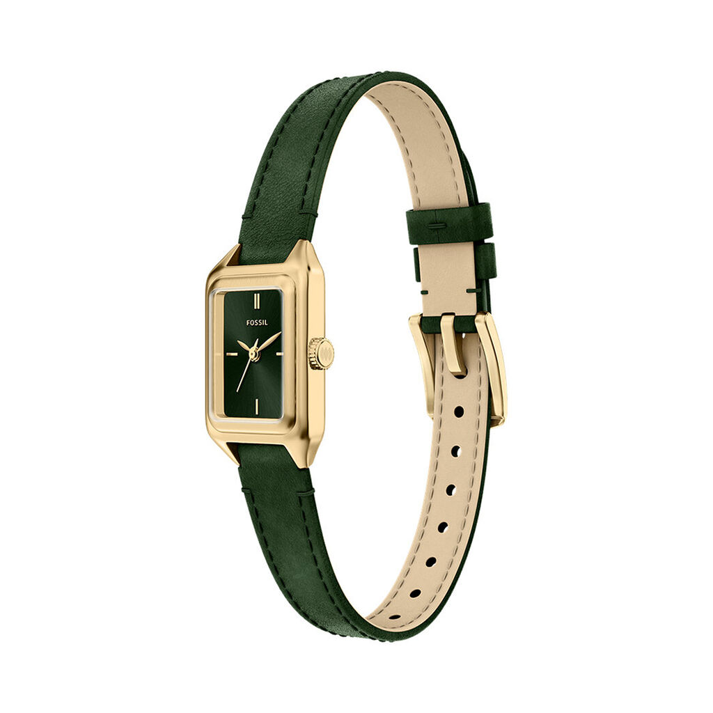 Montre Fossil Raquel Mini Vert - Montres Femme | Histoire d&rsquo;Or