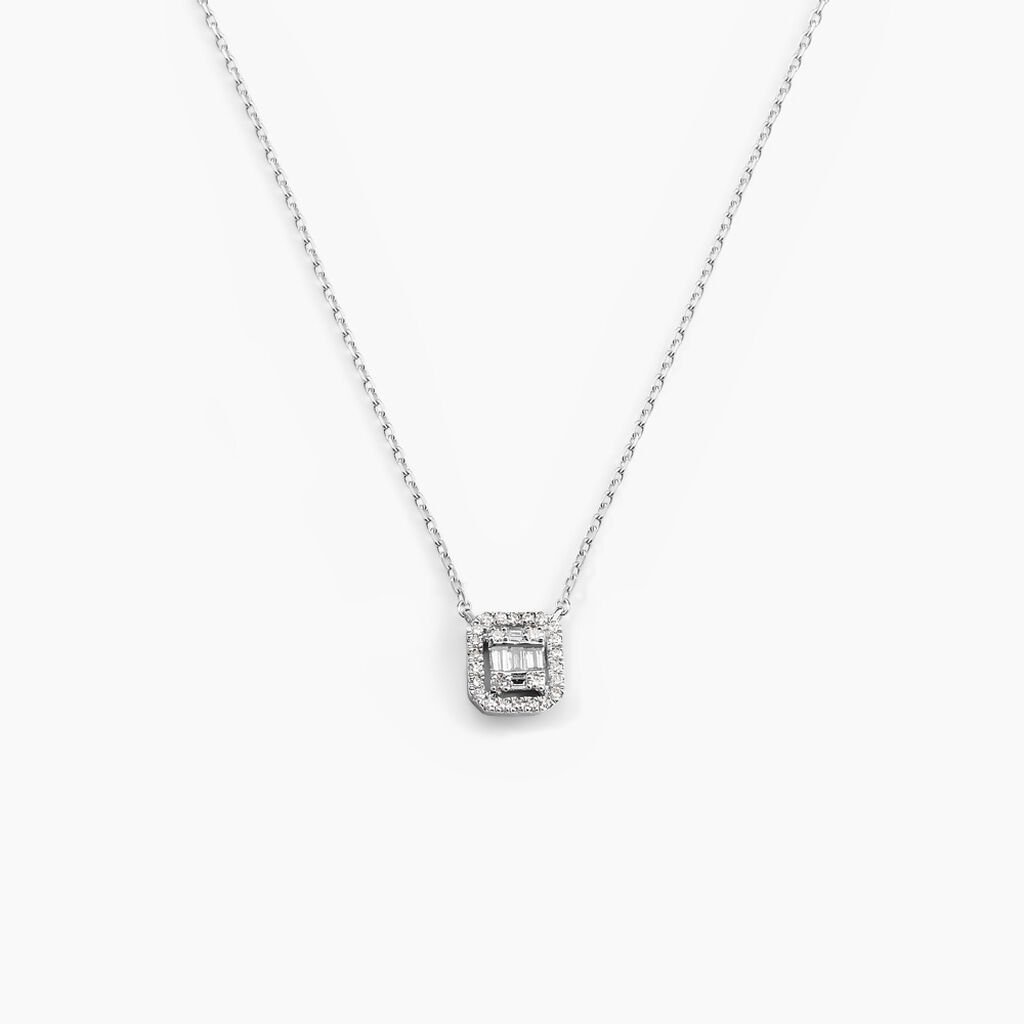 Collier Collection 1986 Or Blanc Diamant - Colliers Femme | Histoire d’Or