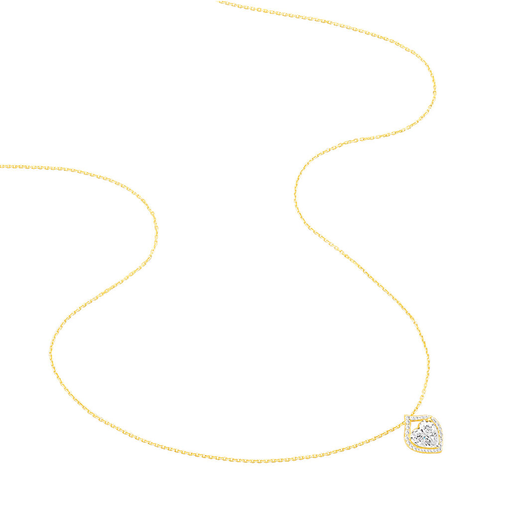 Collier Verounia Or Jaune Oxyde De Zirconium - Colliers Femme | Histoire d’Or