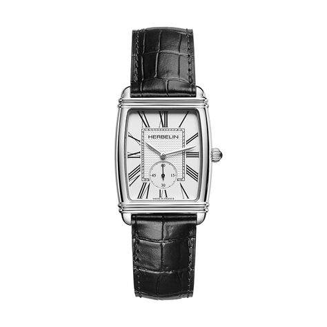 Montre Herbelin Art Deco Argent&eacute; - Montres Homme | Histoire d&rsquo;Or