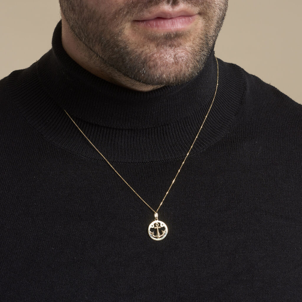 Pendentif Eneas Or Jaune - Pendentifs Homme | Histoire d’Or