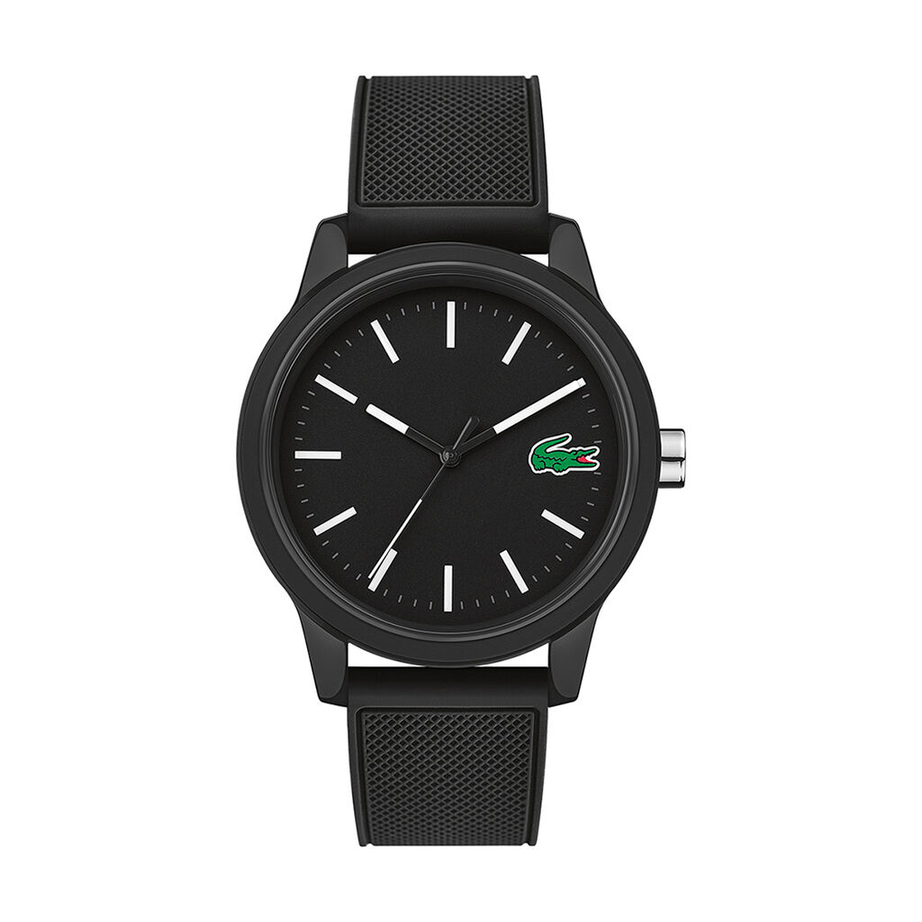 Montre Lacoste 12.12 Noir - Montres Homme | Histoire d’Or