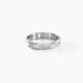 Alliance Twiggy Demi Jonc Classique Argent Blanc - Alliances Famille | Histoire d’Or