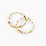 Cr&eacute;oles Valerina Or Jaune - Boucles d'oreilles cr&eacute;oles Femme | Histoire d&rsquo;Or