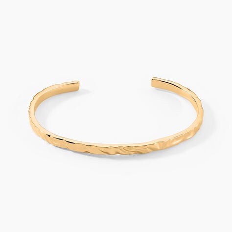 Bracelet Jonc Orée Plaqué Or Jaune - Bracelets joncs Femme | Histoire d’Or
