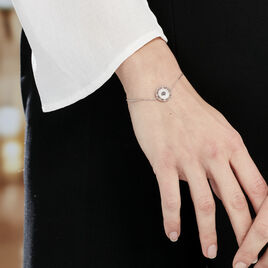 Bracelet Nyoko Argent Blanc Labradorite - Bracelets fantaisie Femme | Histoire d’Or