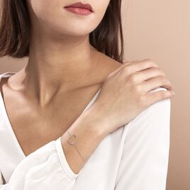 Bracelet Hibis Argent Blanc - Bracelets fantaisie Femme | Histoire d’Or