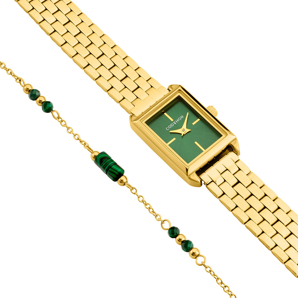 Coffret De Montre Codhor Suzy Vert - Montres Femme | Histoire d&rsquo;Or