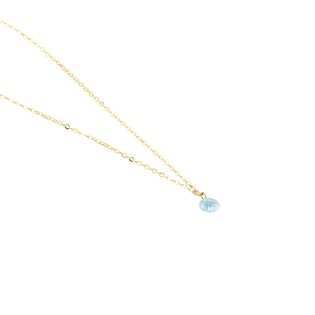 Collier Or Jaune Emilee Oxyde De Zirconium - Colliers Enfant | Histoire d&rsquo;Or