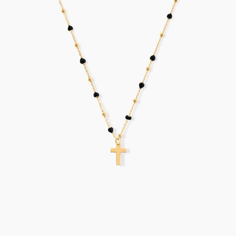 Collier Krystle Argent Dor&eacute; A L'Or 750/1000 - Bijoux sans pierre Femme | Histoire d&rsquo;Or
